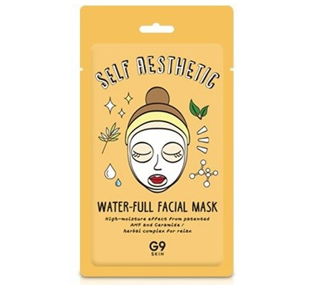 Intensywnie nawilżająca maseczka w płachcie (Self Aesthetic waterfull facial mask) G9Skin