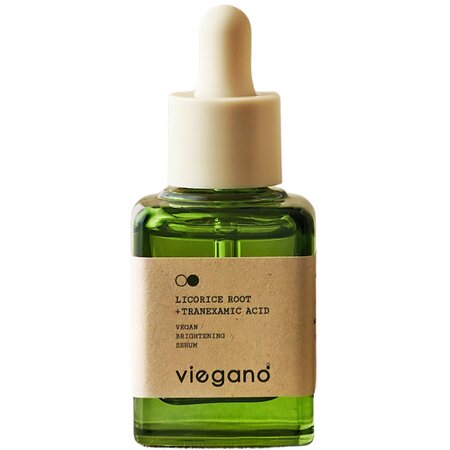 Rozjaśniające serum z kwasem traneksamowym (LICORICE ROOT + TRANEXAMIC ACID SERUM) viegano