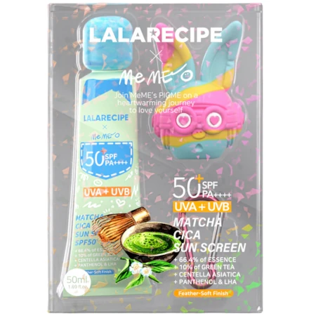 Łagodzący krem przeciwsłoneczny SPF50+ PA++++ (Matcha Cica Sun Cream) Lalarecipe