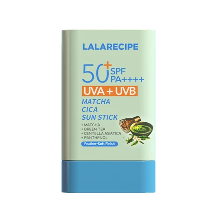 Łagodzący sztyft przeciwsłoneczny SPF50+ PA++++ (Matcha Cica Sun Stick) Lalarecipe