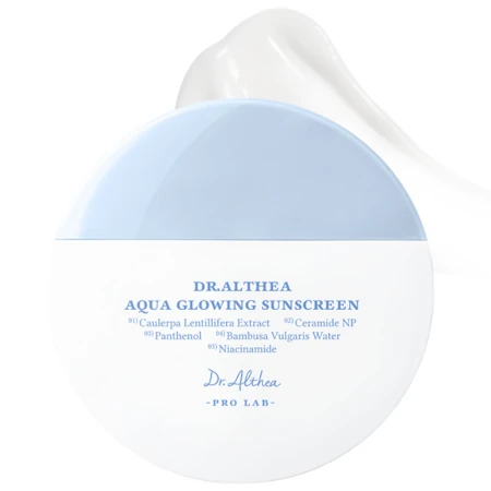 Nawilżający krem przeciwsłoneczny SPF50+ PA++++ (Aqua Glowing Sunscreen) Dr. Althea