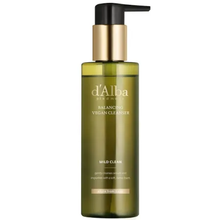 Hipoalergiczny żel myjący do twarzy (Balancing Vegan Cleanser) d'Alba Piedmont