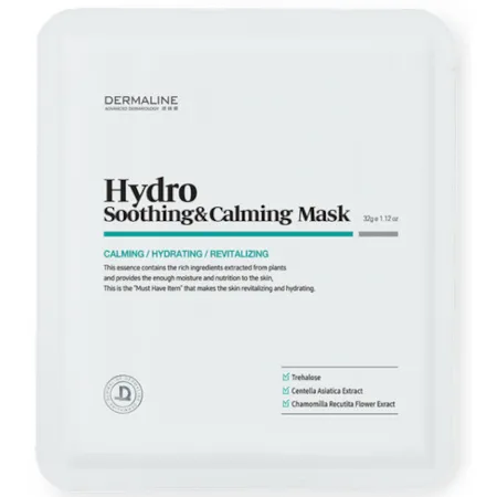 Nawilżająco-kojąca maska w płachcie (HYDRO SOOTHING & CALMING MASK 32g) Dermaline