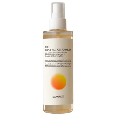 Złuszczająca mgiełka na wypryski (The Triple Action Formula Acne Mist) Monage