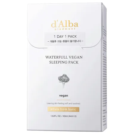 Maska na noc z białą truflą (WATERFULL SLEEPING PACK) d'Alba