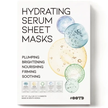 Zestaw 5 maseczek w płachcie (Hydrating Serum Sheet Mask Starter Kit (5pcs)) OOTD