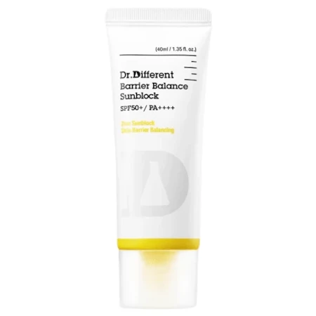 Mineralny krem przeciwsłoneczny (Barrier Balance Sunblock SPF 50+ PA++++) Dr.Different