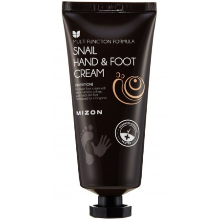 Krem do rąk i stóp ze śluzem ślimaka (Snail Hand And Foot Cream) Mizon