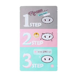 Zestaw oczyszczających pory plasterków na nos (Pignose Clear Blackhead 3Step Kit) Holika Holika