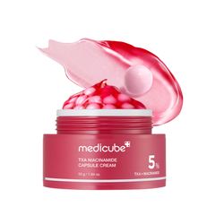 Rozjaśniający krem do twarzy z kapsułkami (TXA Niacinamide Capsule Cream) Medicube