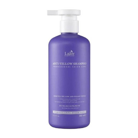 Szampon do włosów blond niwelujący żółty odcień 300 ml (Anti-Yellow Shampoo) La'dor