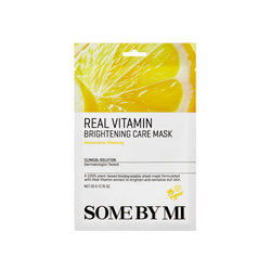 Rozświetlająca maska w płachcie (Real Vitamin Brightening Care Mask) SOME BY MI