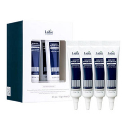 Zestaw 4 szt. keratynowych ampułek do włosów bez spłukiwania 2 w 1 (Keratin Power Glue) LADOR