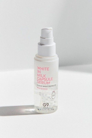 Serum wygładzające i rozjaśniające przebarwienia (White In Milk Capsule Serum) G9Skin