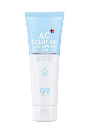 Pianka do mycia twarzy z kwasami BHA (AC Solution ACNE foam cleanser) G9Skin