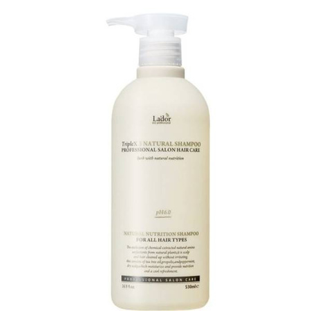 Naturalny szampon do włosów 530 ml (Lador Triplex3 Natural Shampoo 530ml) La'dor