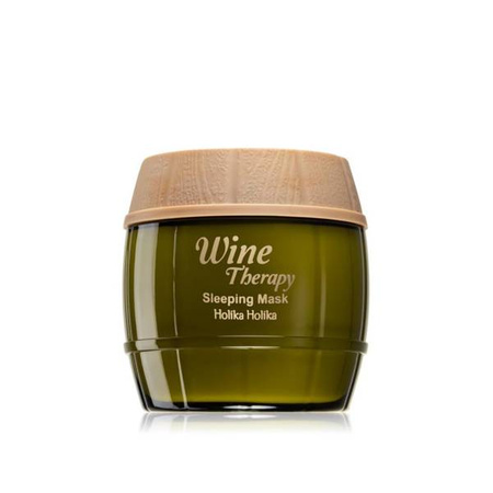 Całonocna maseczka z wyciągiem z białego wina (WINE THERAPY SLEEPING MASK WHITE WINE) Holika Holika