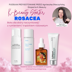 Zestaw startowy dla skóry naczynkowej/ z rumieniem/ trądzikiem różowatym (K-Beauty Starter ROSACEA)