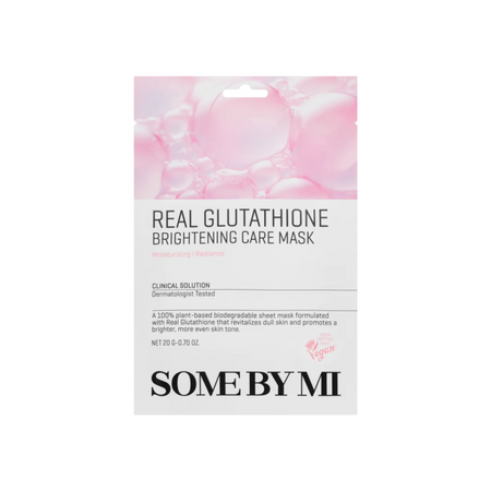 Rozjaśniająca maska w płachcie z glutationem (Real Glutathione Brightening Care Mask ) SOME BY MI