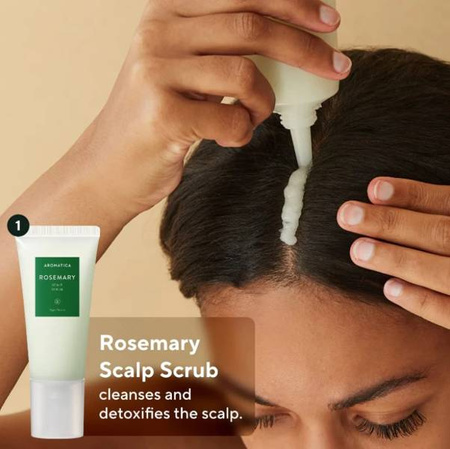 Zestaw miniatur do włosów i skóry głowy (Rosemary Scalp Trial Kit) Aromatica
