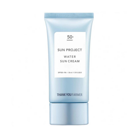 Krem przeciwsłoneczny do twarzy SPF50+ PA+++ (Sun Project Water Sun Cream 50ml) Thank You Farmer 