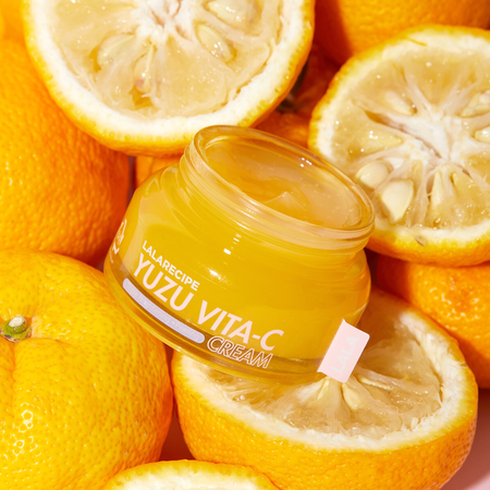Rozjaśniający krem do twarzy ( Yuzu Vita C Cream) LalaRecipe