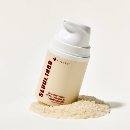 Krem do twarzy z 1% retinalu liposomalnego i fermentowanym ryżem (KSecret Seoul 1988 Cream: Retinal Liposome 1% + Fermented Rice) KSecret Seoul 1988