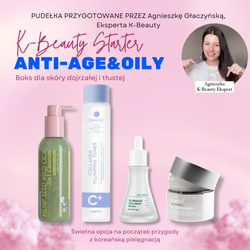 Zestaw startowy dla skóry dojrzałej i tłustej (K-Beauty Starter ANTI-AGE & OILY)