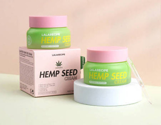Oczyszczająco-łagodzący krem do twarzy- uszkodzone opakowanie (Hemp Seed Cream) LalaRecipe