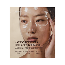 Nawilżająca maska kolagenowa do twarzy (Rice Pepta Collagen Gel Mask) NACIFIC