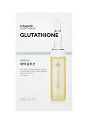 ROZJAŚNIAJĄCA MASKA W PŁACHCIE (MASCURE WHITENING SOLUTION SHEET MASK) MISSHA