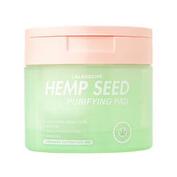 Oczyszczająco-kojące płatki z wyciągiem z nasion konopi (Hemp Seed Purifying Pad) LalaRecipe