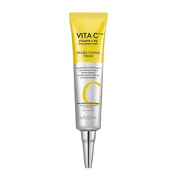 KREM ROZJAŚNIAJĄCY PRZEBARWIENIA - uszkodzone opakowanie (VITA C PLUS ERASER TONING CREAM) MISSHA