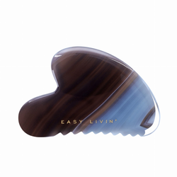Gua Sha do modelowania twarzy z agatu (Modeling Gua Sha with Agate Stone) Easy Livin'