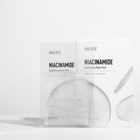 Rozjaśniająca maska w płachcie (Niacinamide Brightening Mask) NACIFIC