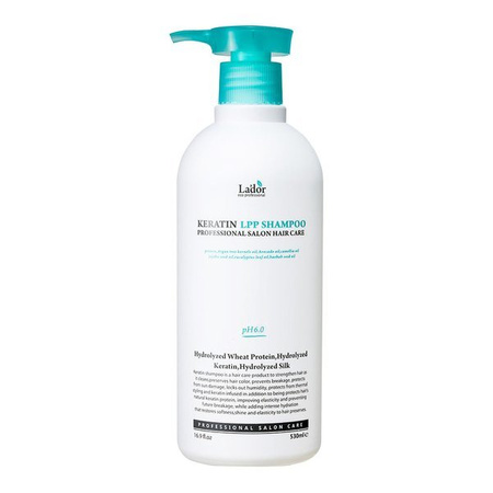 Keratynowy szampon do włosów 530 ml (Keratin Lpp Shampoo) La'dor