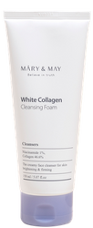 Pianka z rozjaśniająca (White Collagen Cleansing) Mary & May