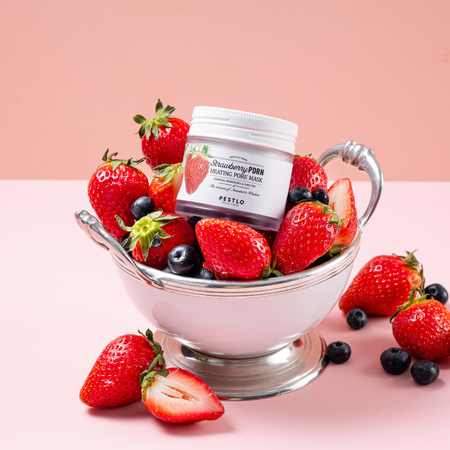 Rozgrzewająca maska oczyszczająca (Strawberry PDRN Heating Pore Mask) Pestlo