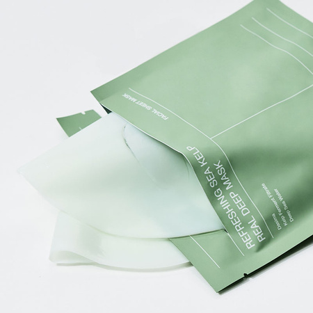 Odświeżająca maska hydrożelowa do twarzy (Refreshing Sea Kelp Real Deep Mask) Biodance