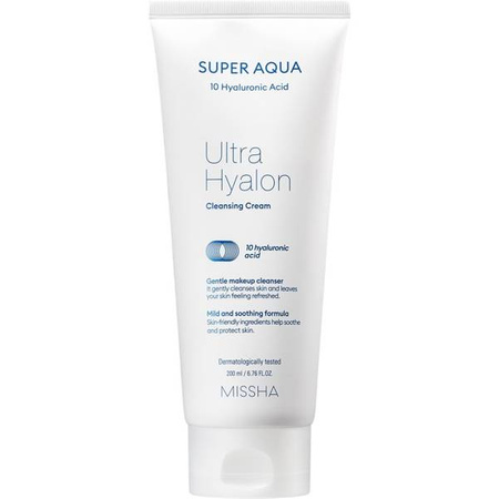 Krem-pianka do twarzy (Super Aqua Ultra Hyalron Cleansing Cream) Missha