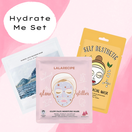 Hydrate Me Set- zestaw nawilżających maseczek 