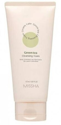 Pianka myjąca z ekstraktem z zielonej herbaty (Creamy Latte Cleansing Foam Green Tea) Missha