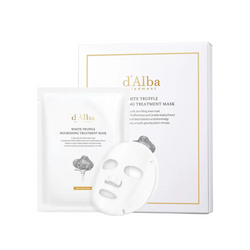 Wielozadaniowa maska ​​w płachcie- zestaw 5 szt. (WHITE TRUFFLE NOURISHING TREATMENT MASK) d'Alba