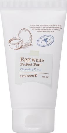 Pianka do mycia twarzy (Egg White Perfect Pore Cleansing Foam) Skinfood