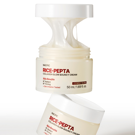 Kolagenowy krem do twarzy (Rice Pepta Collagen Glow Bouncy Cream 50ML) Nacific
