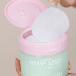 Oczyszczające płatki z wyciągiem z nasion konopi- uszkodzone opakowanie (Hemp Seed Purifying Pad) LalaRecipe
