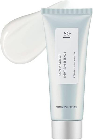 Esencja przeciwsłoneczna do twarzy SPF50+ PA+++ 120ml (Sun Project Light Sun Essence 120 ml) Thank You Farmer 