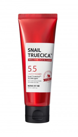 Pianka myjąca ze śluzem ślimaka (Snail TrueCICA Miracle Repair Low Ph Gel Cleanser) SOMEBYMI