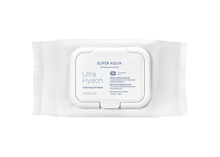 Oczyszczające chusteczki (Super Aqua Ultra Hyalron Cleansing Oil Wipes) Missha