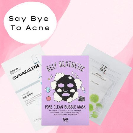 Say Bye To Acne - zestaw maseczek oczyszczających